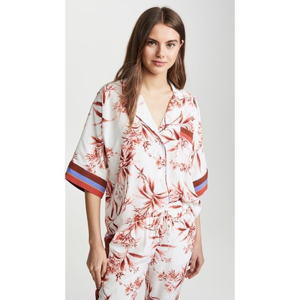 Joie Bayley Floral Button Down Shirt S